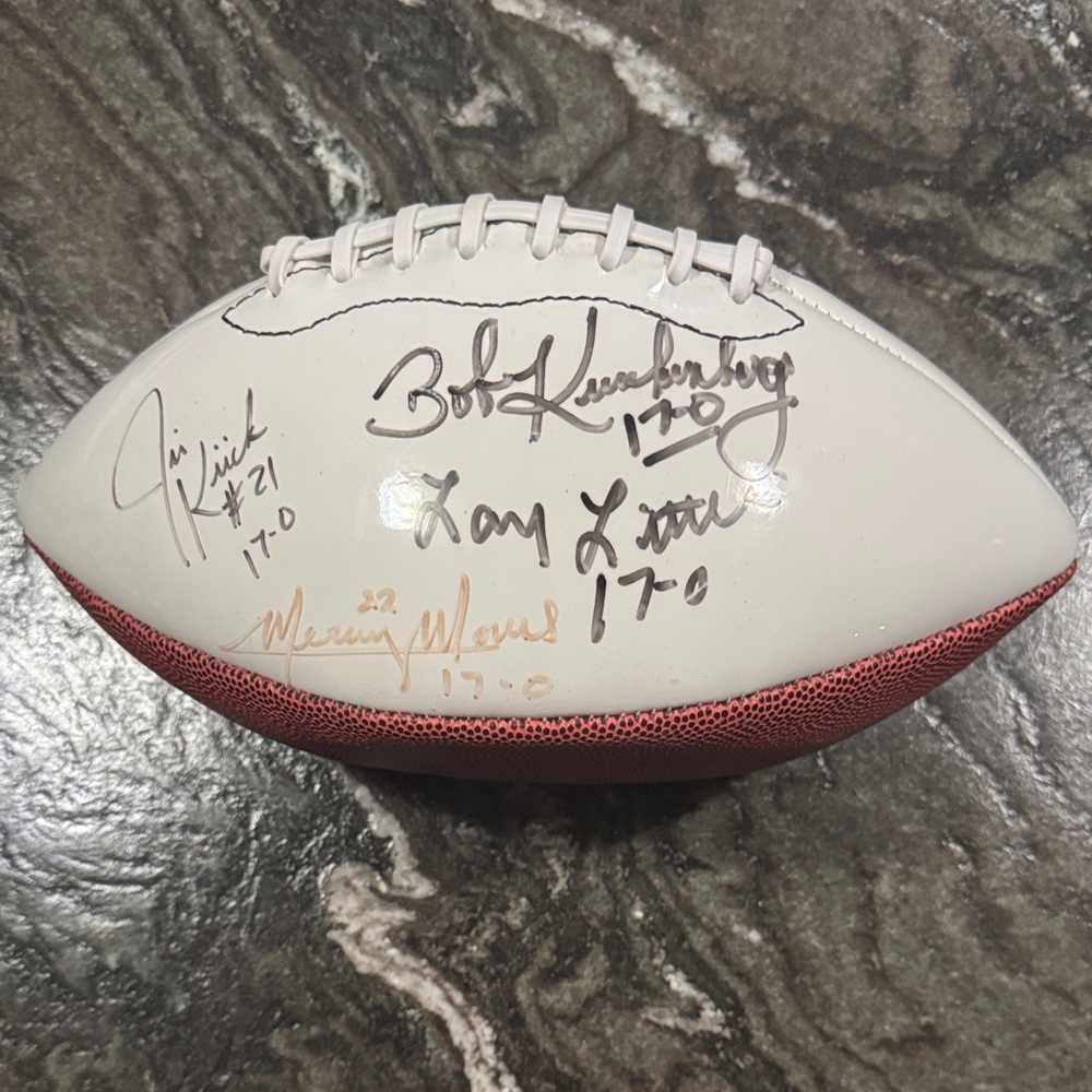 Autographed Tampa Bay Buccaneers Football